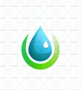 Wassertropfen und Blatt